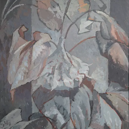 Ivy Fife - Painting (Blue Sunflower)