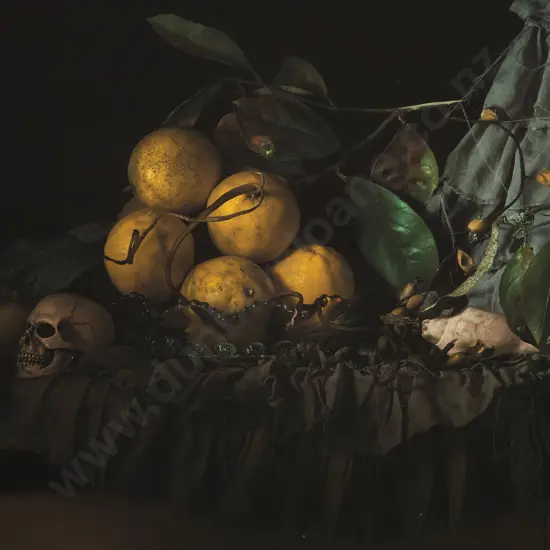 Fiona Pardington - Still Life with Lemons & Seaweed