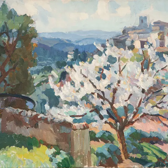 Sydney Lough Thompson - Arbre en Fleurs St Jeannet