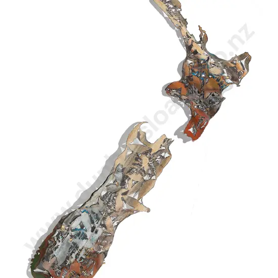 Jeff Thomson - Map of Aotearoa/ New Zealand