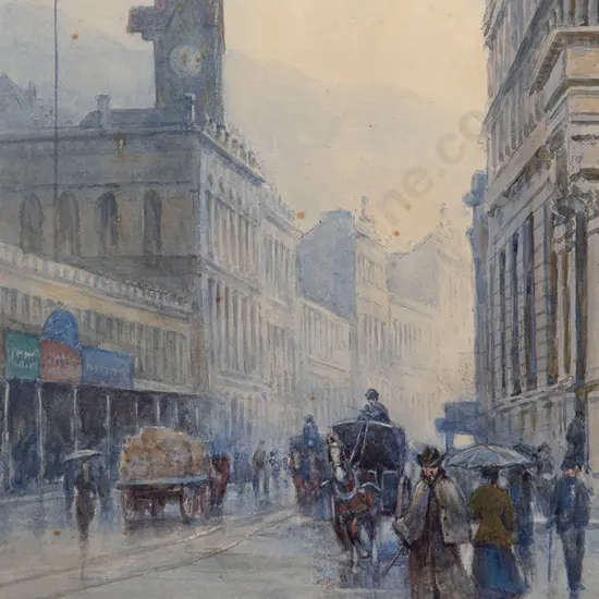 C N Worsley - Lambton Quay, Wellington