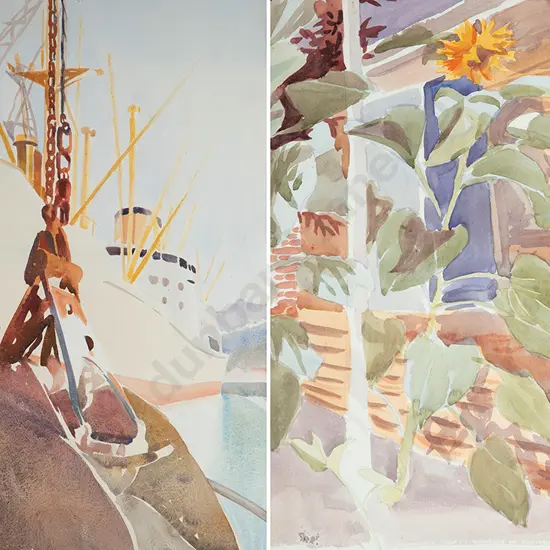 Ivy Fife - six unframed works