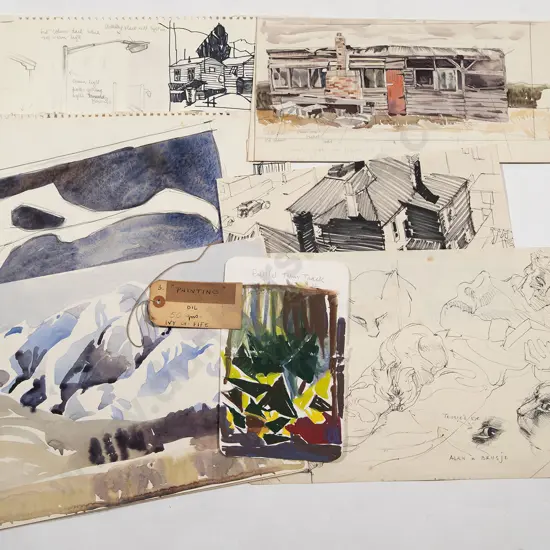 Ivy Fife - Selection of loose drawings, sketches etc