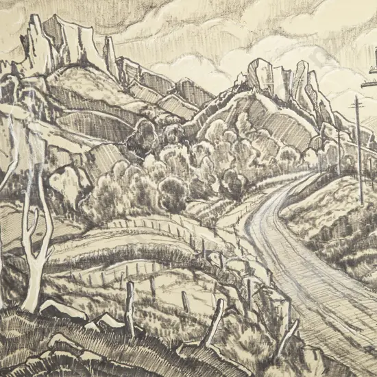 Frank Gross - Lighthouse Road, Akaroa