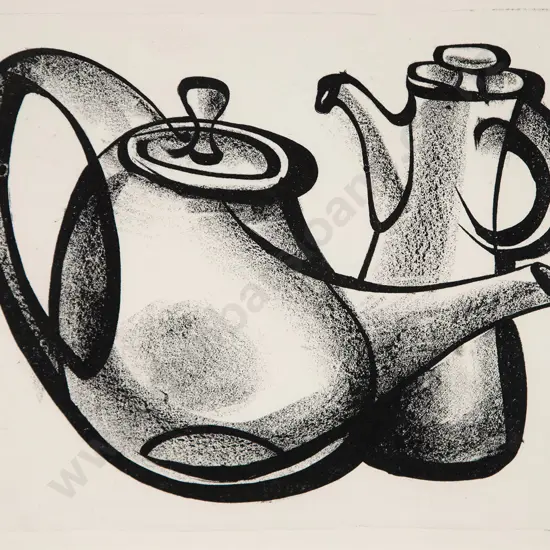Roy Cowan - Still Life with Coffee and Teapots