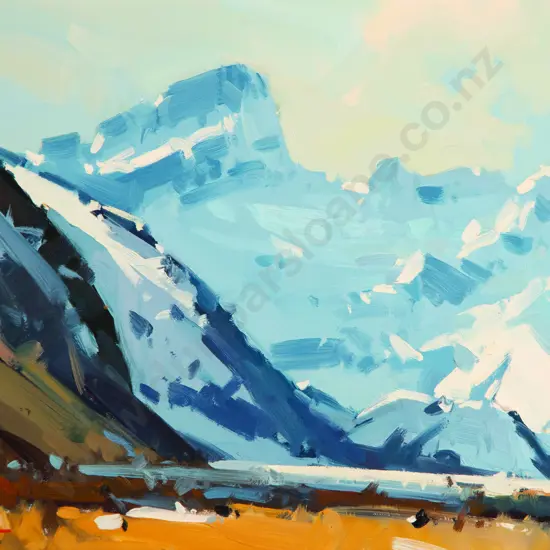 John Crump - Winter Fall Mt Sefton