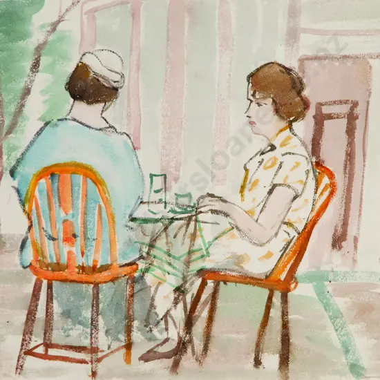 Maud Burge - Afternoon Tea