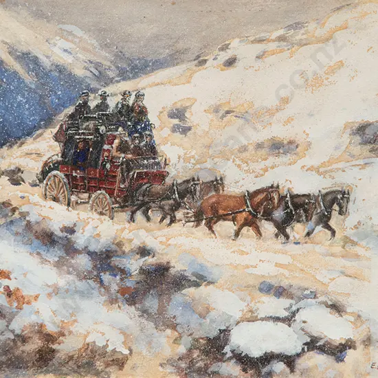 E. M. Lovell-Smith - Cobb & Co Coach