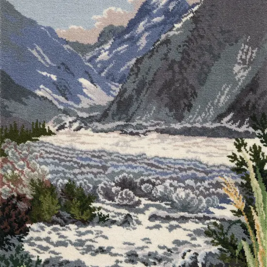 Feltex 'Mt Cook' Souvenir Rug