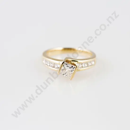 14ct Solitaire Diamond Ring