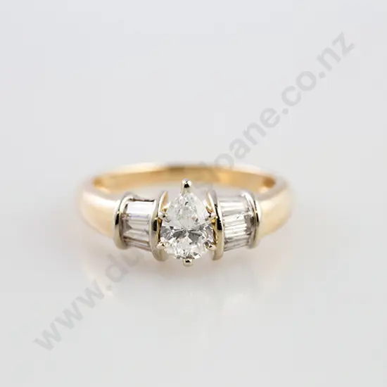 14ct Nine Stone Diamond Ring