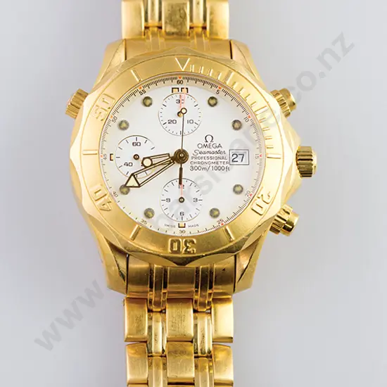 C1995 18ct Gents Omega Seamaster Professional Chronometer