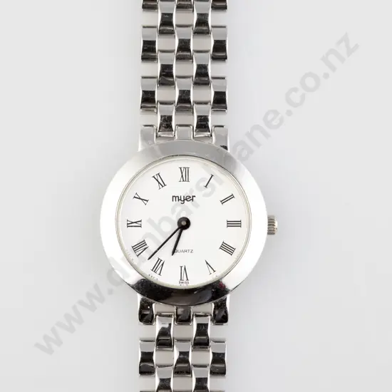 All 18ct White Gold Myer Ladies Wrist Watch