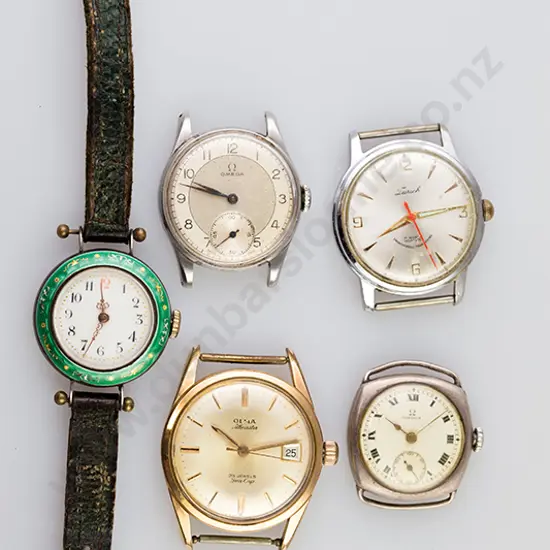 Vintage 9ct Rolex Cased Ladies Wrist Watch and others (6)
