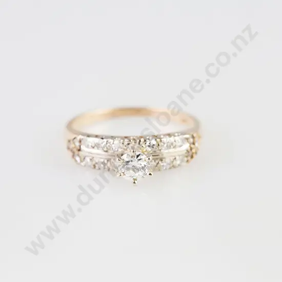14ct Solitaire Diamond Ring