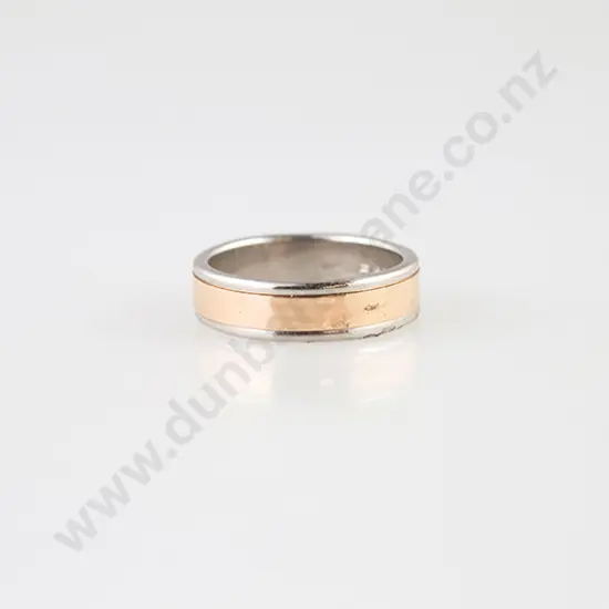 Palladium & 18ct Wedding Band