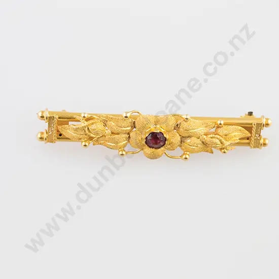 Victorian (18ct) Double Bar Brooch