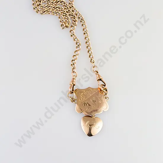 9ct Curb Link Watch Chain