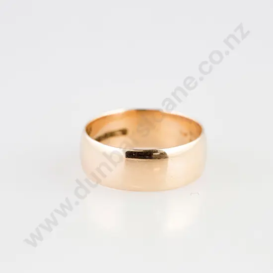 15ct Plain Wedding Band