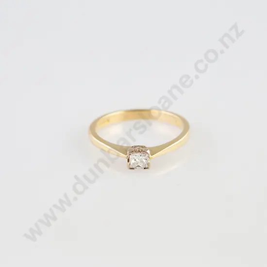 18ct Solitaire Diamond Ring