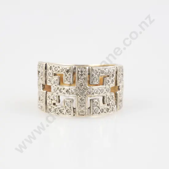 9ct 87stone Diamond Band Ring