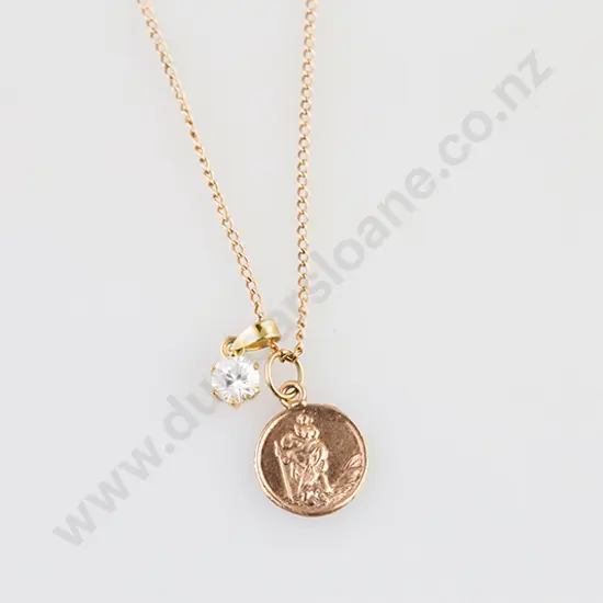 9ct St Christopher Pendant Charm