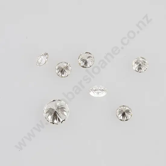 Seven Unmounted Diamonds