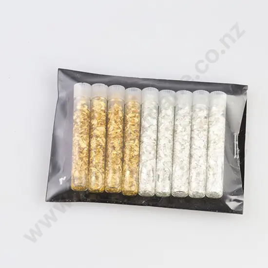 Gold and Silver Flakes