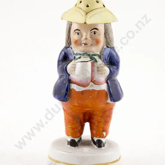 Victorian Staffordshire Full Figure Toby Pepper Pot
