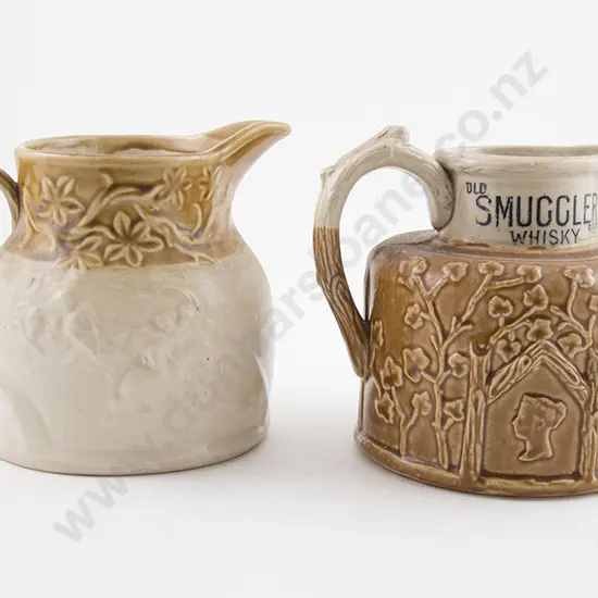 Victorian Stoneware Water Jug and other