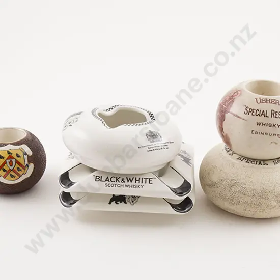 Collection Whisky & Other Advertising Vesta Strikers and Ashtrays (6)