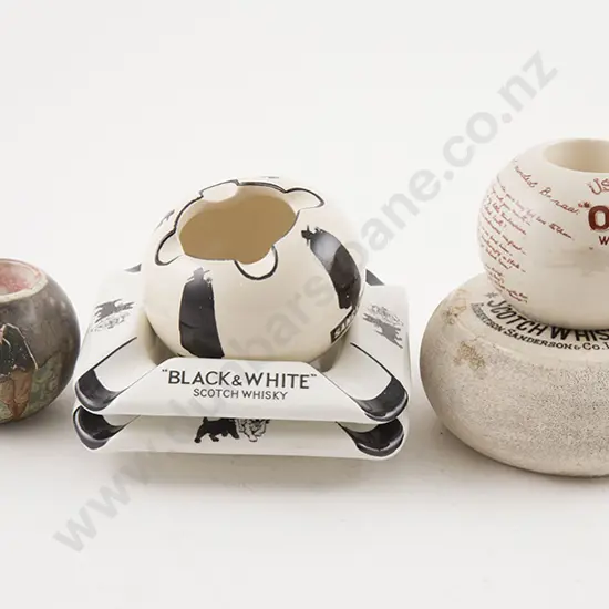 Collection Whisky & Other Advertising Vesta Strikers and Ashtrays (6)