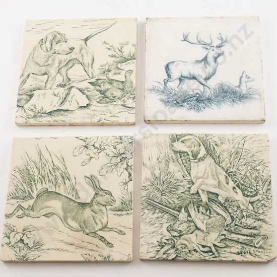 Four Victorian Tiles