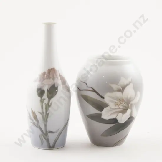 Two Royal Copenhagen Vases