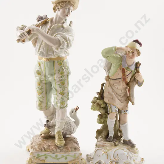 Two Late C19th German Fine Porcelain Figures