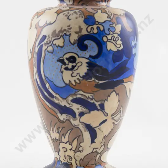 Bursley Ware Art Deco Ovoid Vase "Amstel" design by Frederick Rhead