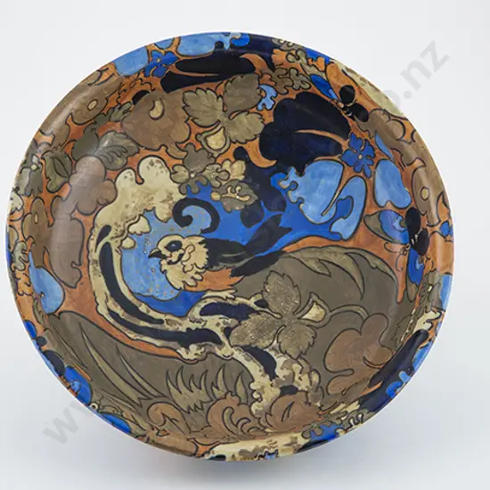 Bursley Ware Art Deco Table Centre Bowl "Amstel" design by Frederick Rhead