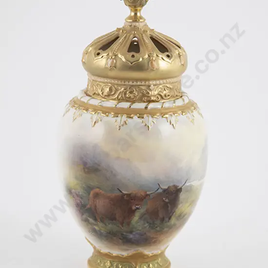 Royal Worcester Vase and Cover