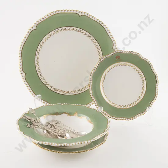 Four Royal Worcester Dishes and Spoons