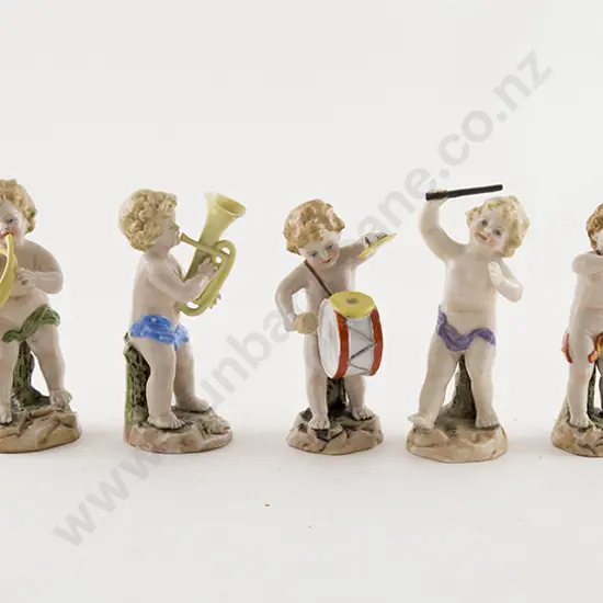 Five Dresden Cherubs