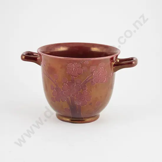 Moorcroft Flambe Handled Planter