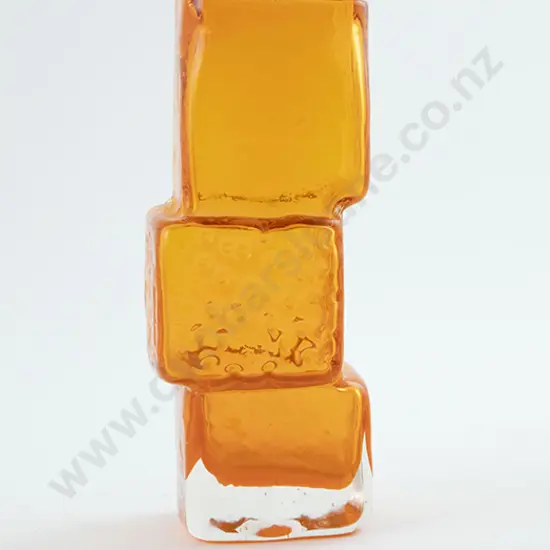 Whitefriars Encased Glass 'Drunken Bricklayer' Vase