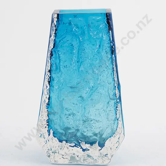 Whitefriars Encased Glass 'Coffin' Vase