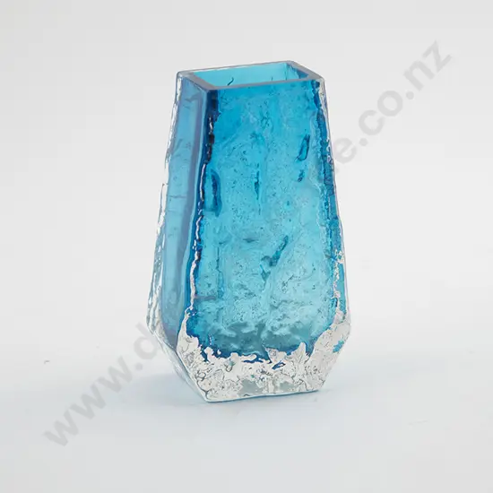 Whitefriars Encased Glass 'Coffin' Vase
