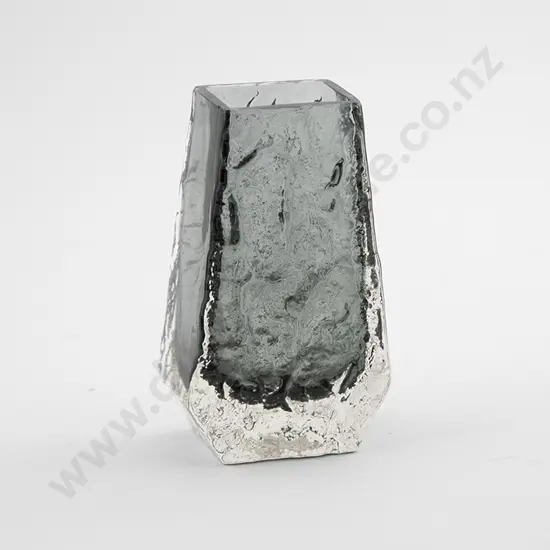 Whitefriars Encased Glass 'Coffin' Vase