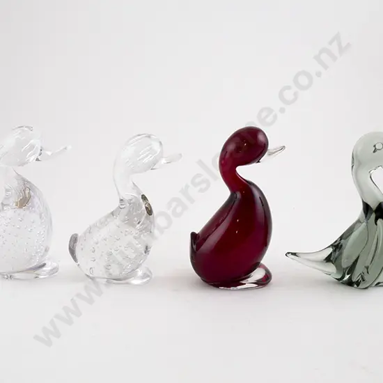 Collection of Four Whitefriars 'Dilly' Ducks