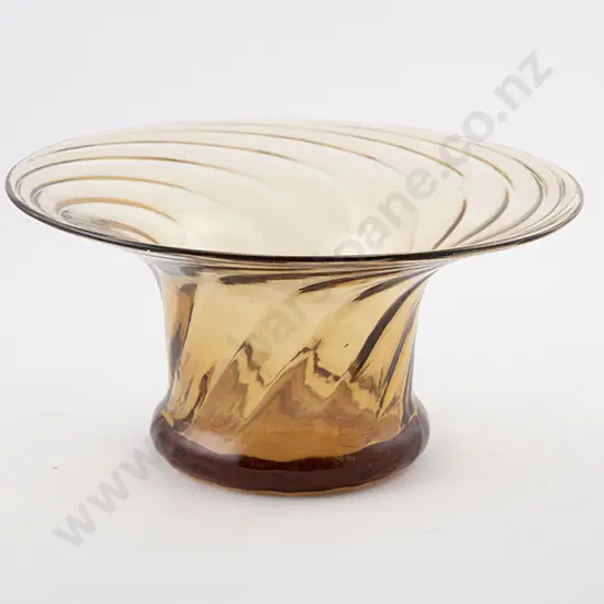 Whitefriars Optical Swirl Flared Rim Vase
