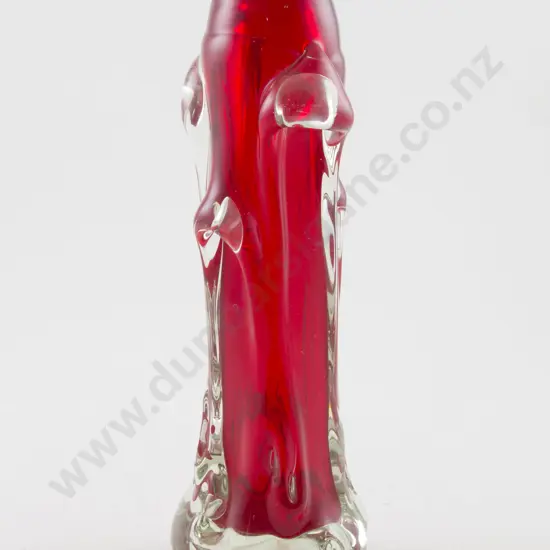 Whitefriars Encased Glass 'Knobbly' Vase