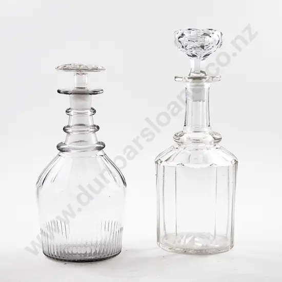 Two C19th Decanters