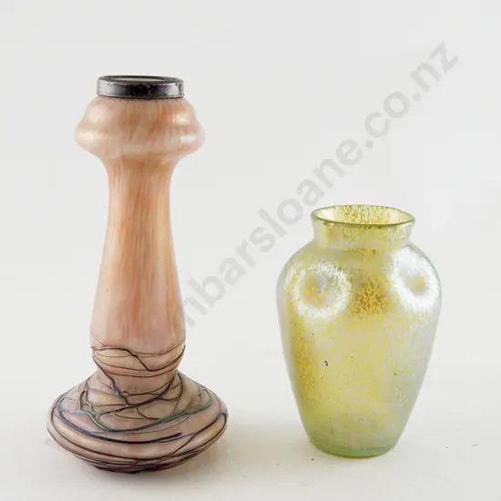 Early C20th Loetz Posy Vase and Other